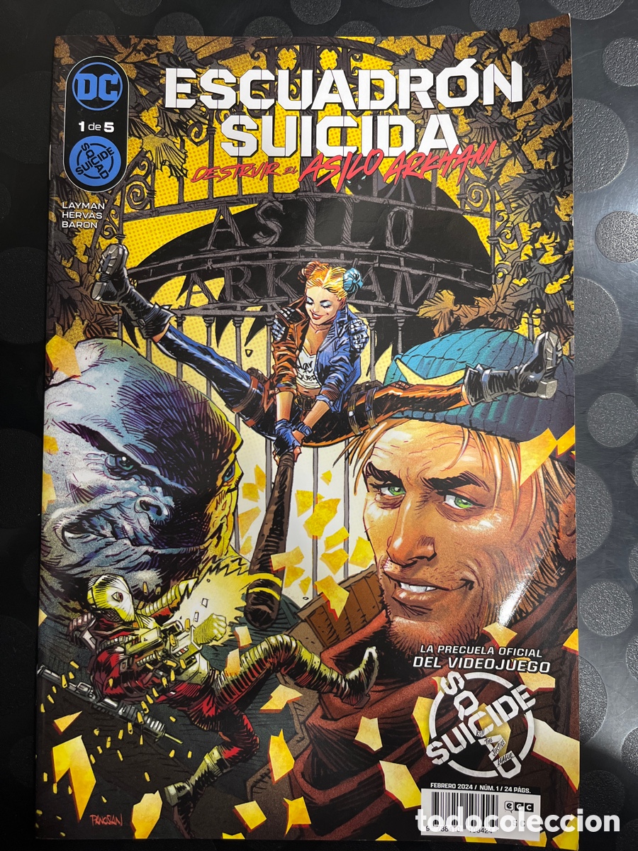 C&oacute;mics: ESCUADR&Oacute;N SUICIDA N.1 DESTRUIR EL ASILO ARKHAM DC ECC ( 2024 ) - Foto 1