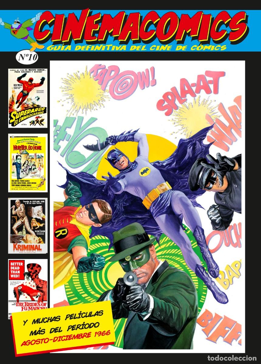 Comics: CINEMACOMICS N&ordm;10 GU&Iacute;A DEFINITIVA DEL CINE DE C&Oacute;MICS (AGOSTO/DICIEMBRE 1966)