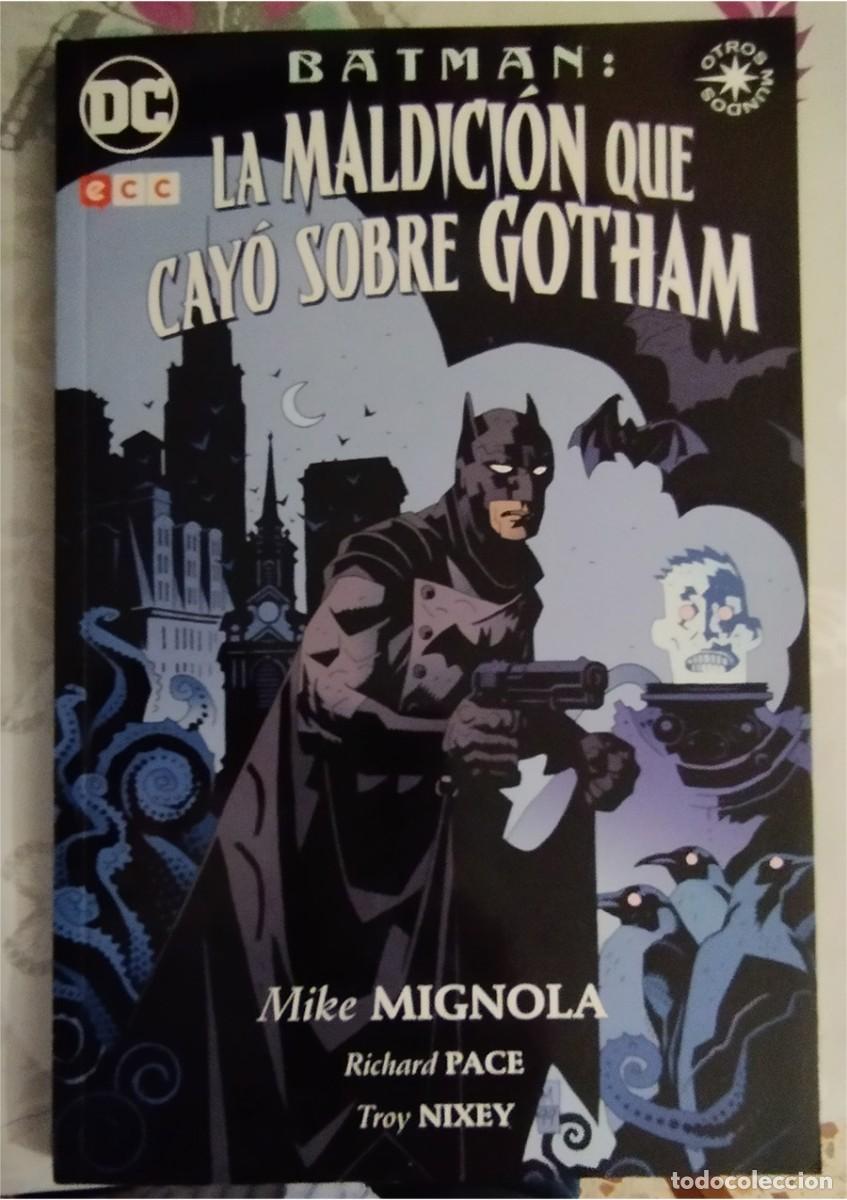 C&oacute;mics: BATMAN LA MALDICION QUE CAYO SOBRE GOTHAM MIKE MIGNOLA DC ECC - Foto 1