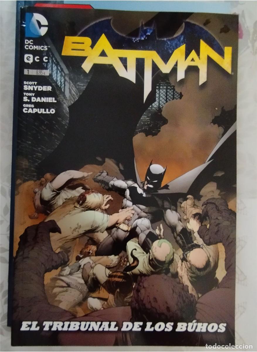 C&oacute;mics: BATMAN EL TRIBUNAL DE LOS BUHOS N.&ordm; 1 DC ECC 96 PAGINAS - Foto 1