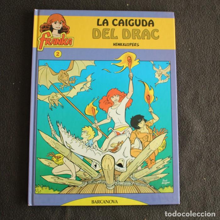 C&oacute;mics: FRANKA 2 LA CAIGUDA DEL DRAC, HENKKUJPERS BARCANOVA COMIC TAPA DURA EN CATALA