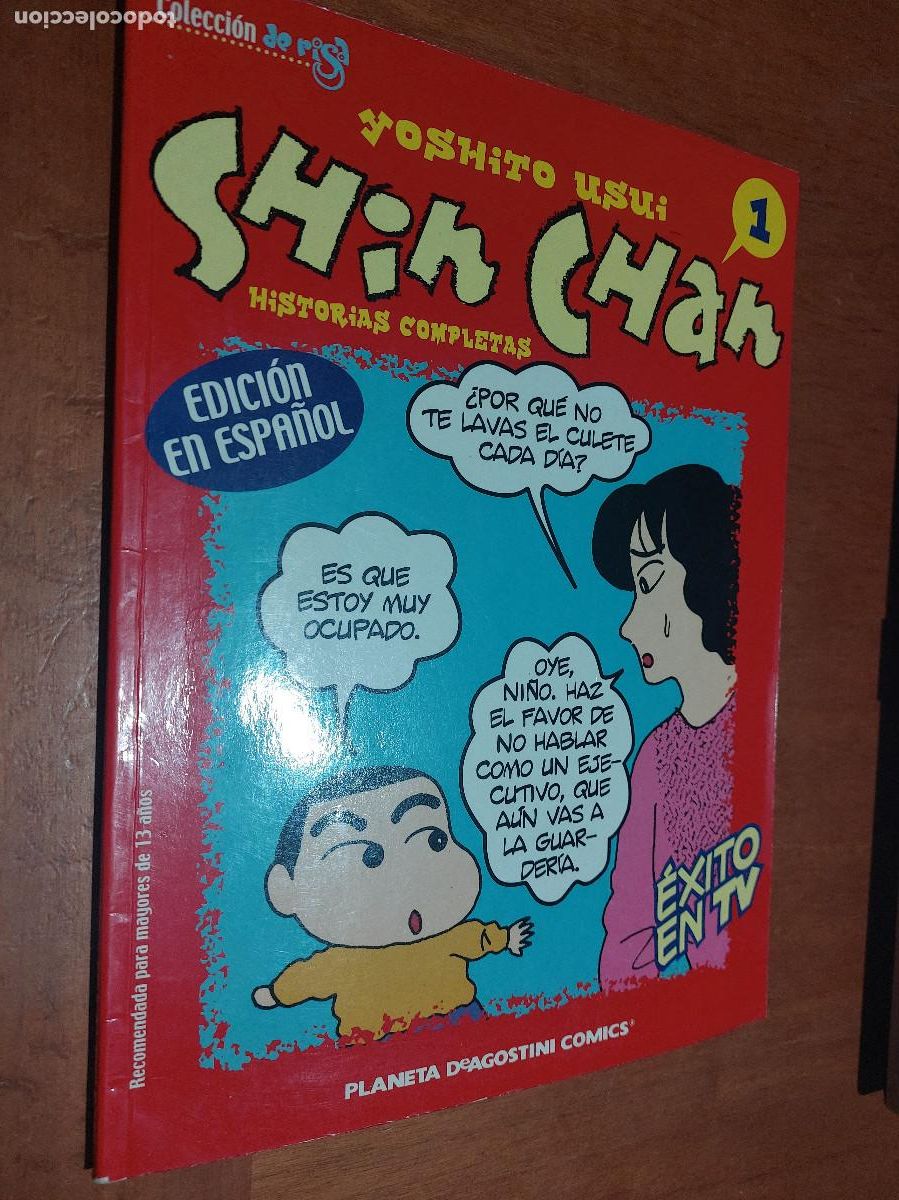 C&oacute;mics: SHIN CHAN 1. YOSHITO USUI. COLECCI&Oacute;N DE RISA. R&Uacute;STICA. BUEN ESTADO. E7 2 - Foto 1