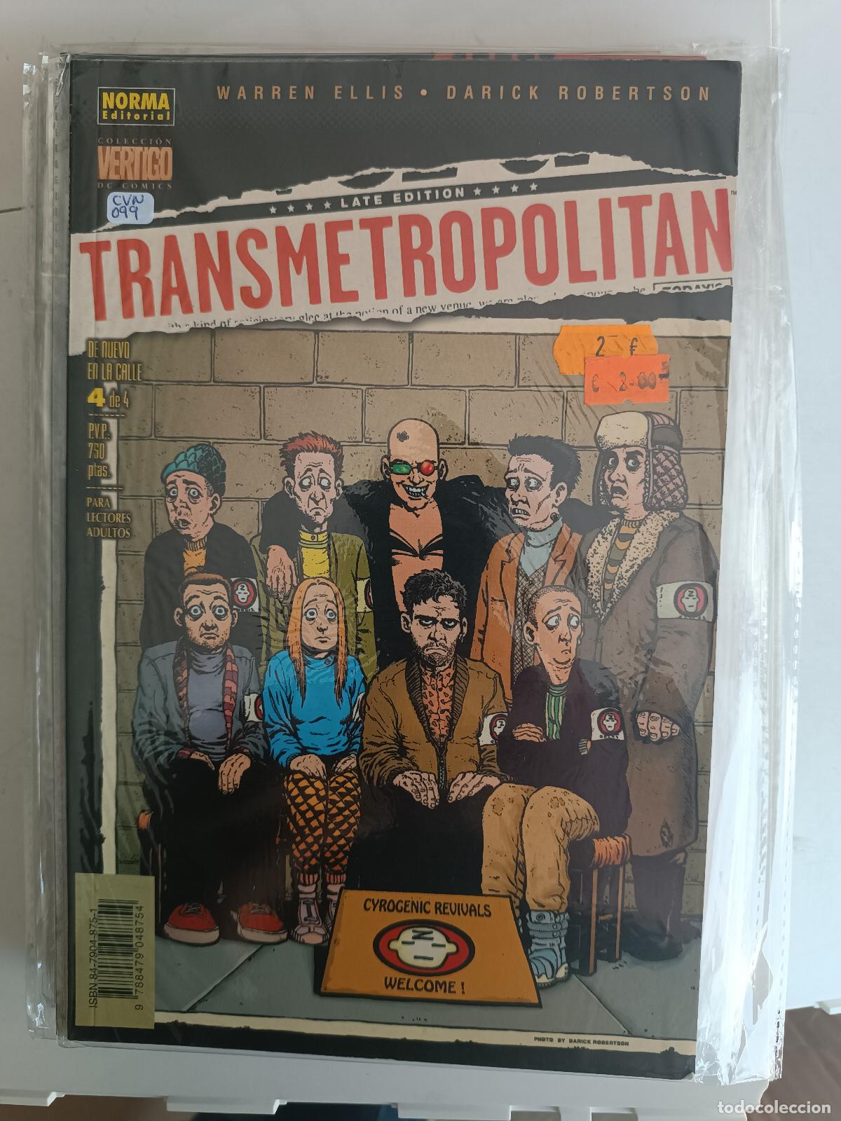 Comics: TRANSMETROPOLITAN DE NUEVO EN LA CALLE 4 DE 4 NORMA