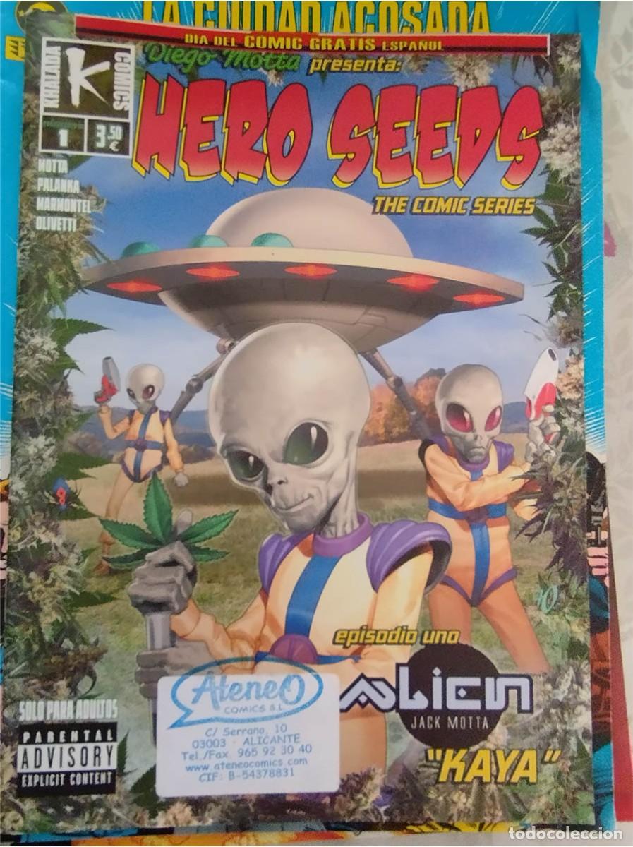 C&oacute;mics: HERO SEEDS EPISODIO 1 DIEGO MOTTA PRESENTA ALIEN KAYA KHALADA COMICS GRAPA