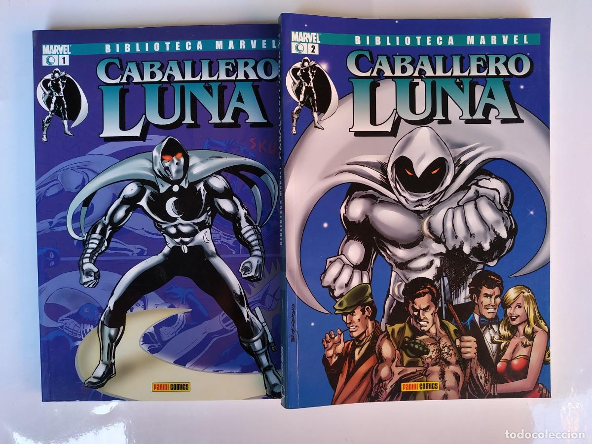 C&oacute;mics: COMICS BIBLIOTECA MARVEL - CABALLERO LUNA - NUMEROS 1 Y 2 - PANINI COMICS - Foto 1