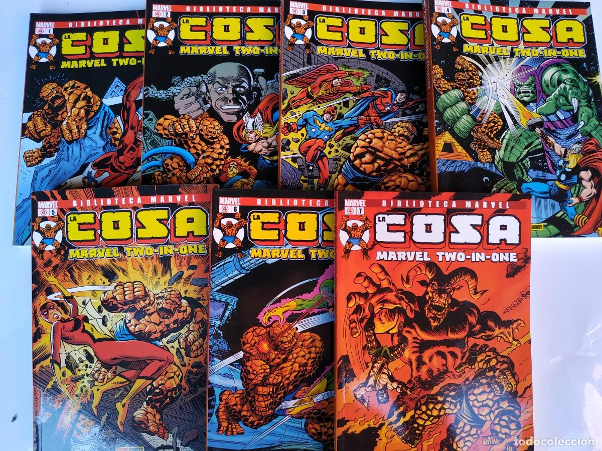 C&oacute;mics: COMICS BIBLIOTECA MARVEL - LA COSA - NUMEROS 1 - 2 - 3 - 4 - 5 - 6 Y 7 - PANINI COMICS - Foto 1