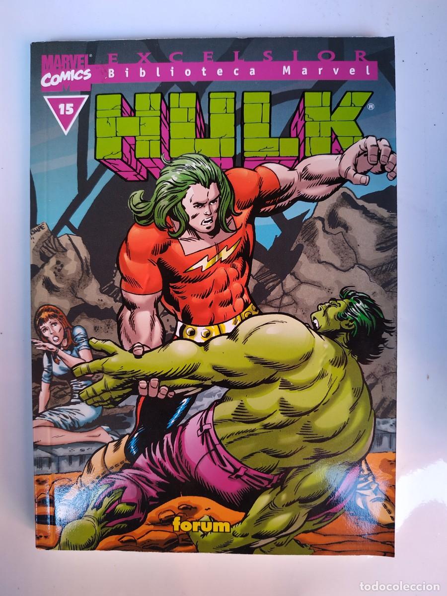 C&oacute;mics: COMIC BIBLIOTECA MARVEL - HULK - NUMERO 15 - COMICS FORUM - Foto 1