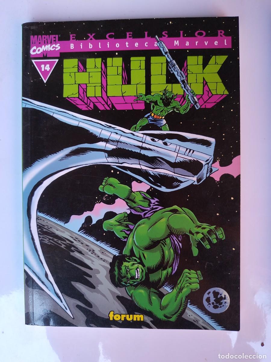C&oacute;mics: COMIC BIBLIOTECA MARVEL - HULK - NUMERO 14 - COMICS FORUM - Foto 1