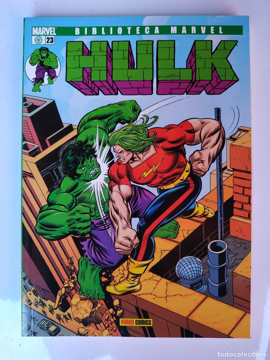C&oacute;mics: COMIC BIBLIOTECA MARVEL - HULK - NUMERO 23 - PANINI COMICS - Foto 1