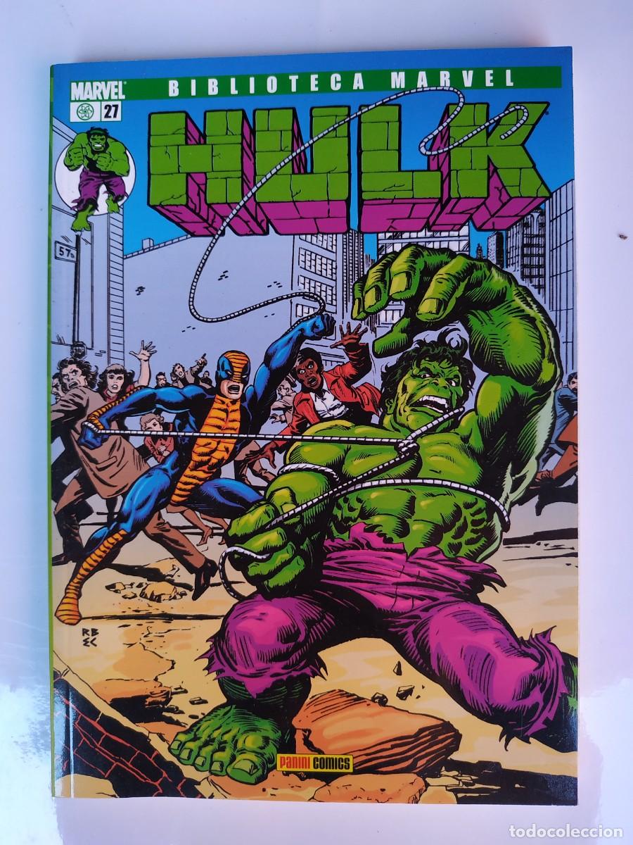 C&oacute;mics: COMIC BIBLIOTECA MARVEL - HULK - NUMERO 27 - PANINI COMICS - Foto 1