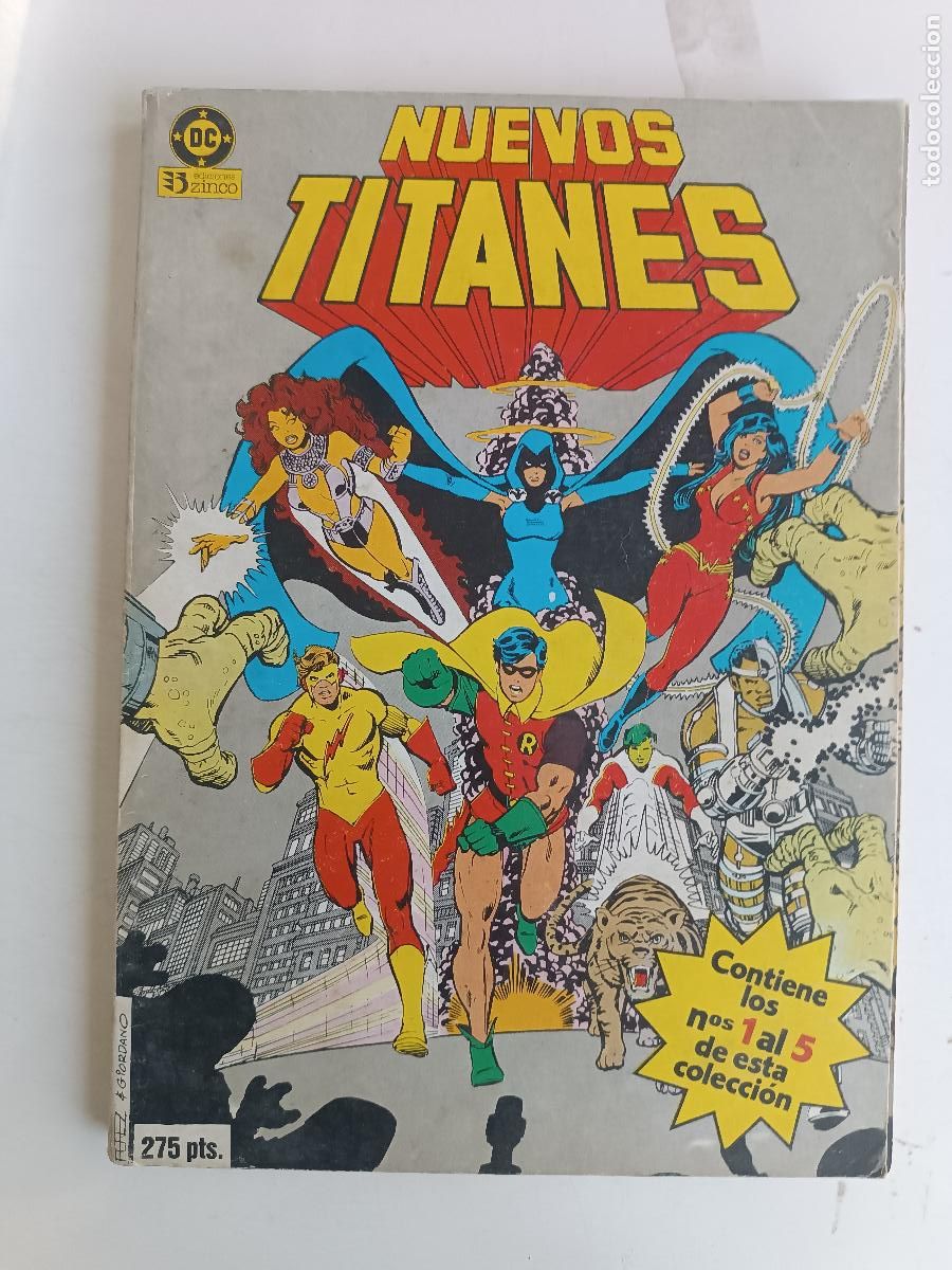 C&oacute;mics: NUEVOS TITANES 1 AL 5 ZINCO - Foto 1