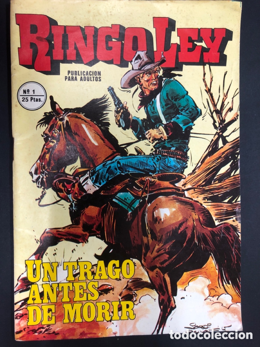 Fumetti: COMIC NOVELA GRAFICA RINGO LEY N&ordm; 1 DE LA COLECCION EDITORIAL ALONSO