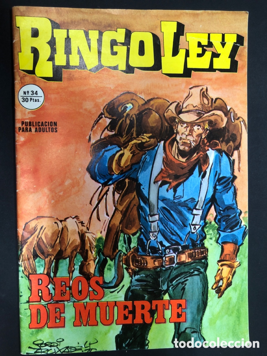 Fumetti: COMIC NOVELA GRAFICA RINGO LEY N&ordm; 34 EDITORIAL ALONSO