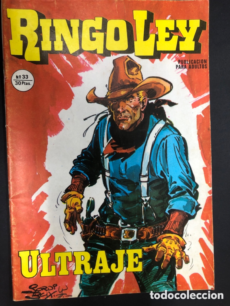 Fumetti: COMIC NOVELA GRAFICA RINGO LEY N&ordm; 33 EDITORIAL ALONSO