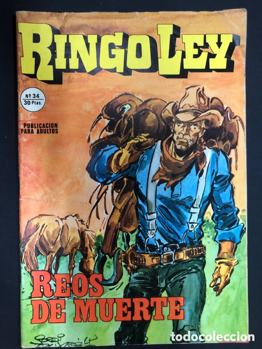 Fumetti: COMIC NOVELA GRAFICA RINGO LEY N&ordm; 34 EDITORIAL ALONSO