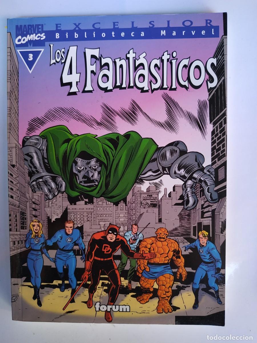 C&oacute;mics: COMIC BIBLIOTECA MARVEL LOS 4 FANTASTICOS NUMERO 3 - COMICS FORUM - Foto 1