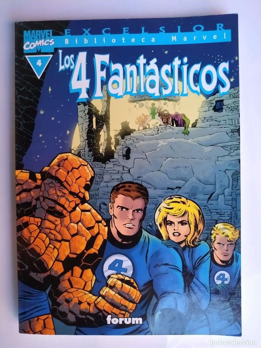 C&oacute;mics: COMIC BIBLIOTECA MARVEL LOS 4 FANTASTICOS NUMERO 4 - COMICS FORUM - Foto 1