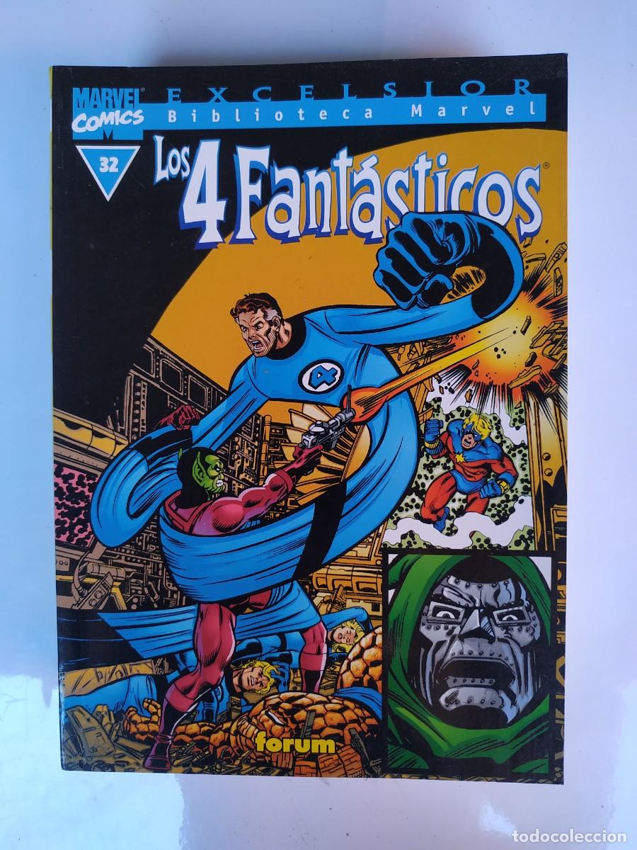 C&oacute;mics: COMIC BIBLIOTECA MARVEL LOS 4 FANTASTICOS NUMERO 32 - COMICS FORUM - Foto 1