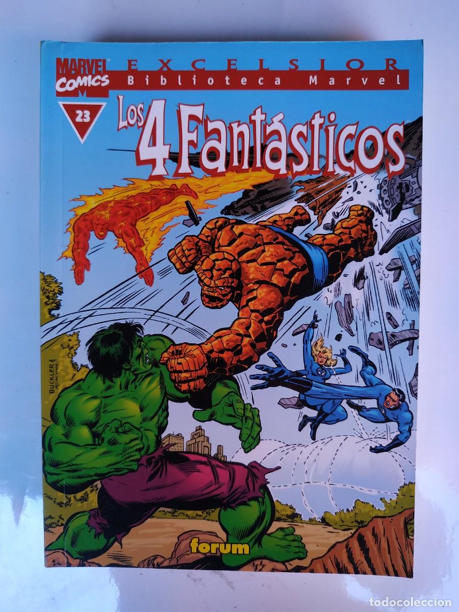 C&oacute;mics: COMIC BIBLIOTECA MARVEL LOS 4 FANTASTICOS NUMERO 23 - COMICS FORUM - Foto 1