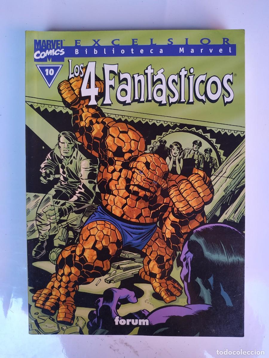C&oacute;mics: COMIC BIBLIOTECA MARVEL LOS 4 FANTASTICOS NUMERO 10 - COMICS FORUM - Foto 1