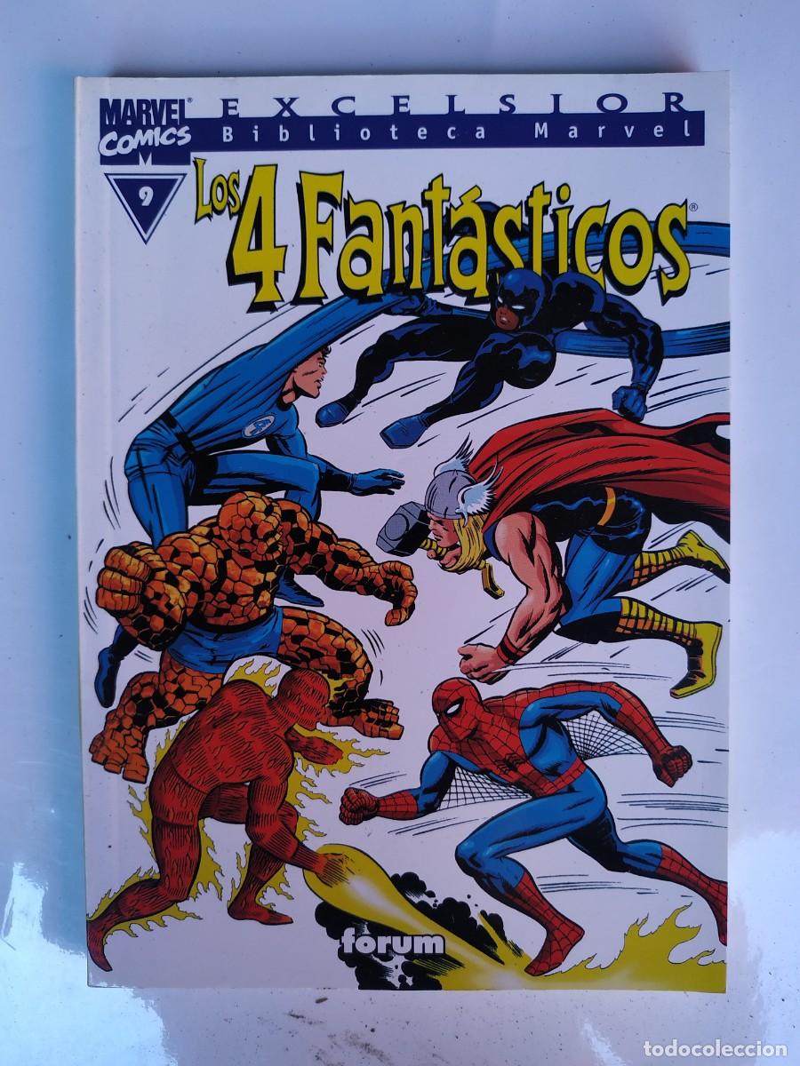 C&oacute;mics: COMIC BIBLIOTECA MARVEL LOS 4 FANTASTICOS NUMERO 9 - COMICS FORUM - Foto 1