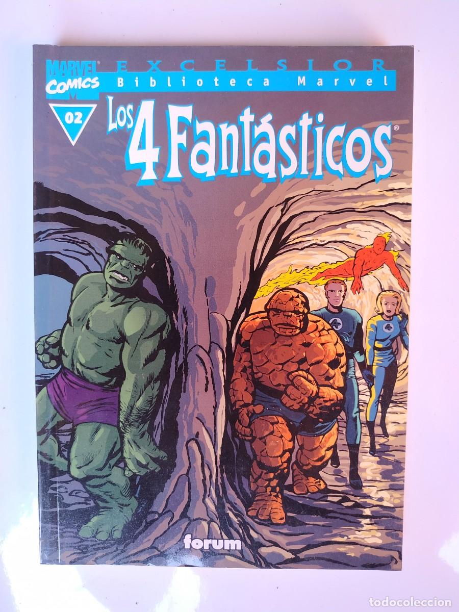 C&oacute;mics: COMIC BIBLIOTECA MARVEL LOS 4 FANTASTICOS NUMERO 02 - COMICS FORUM - Foto 1
