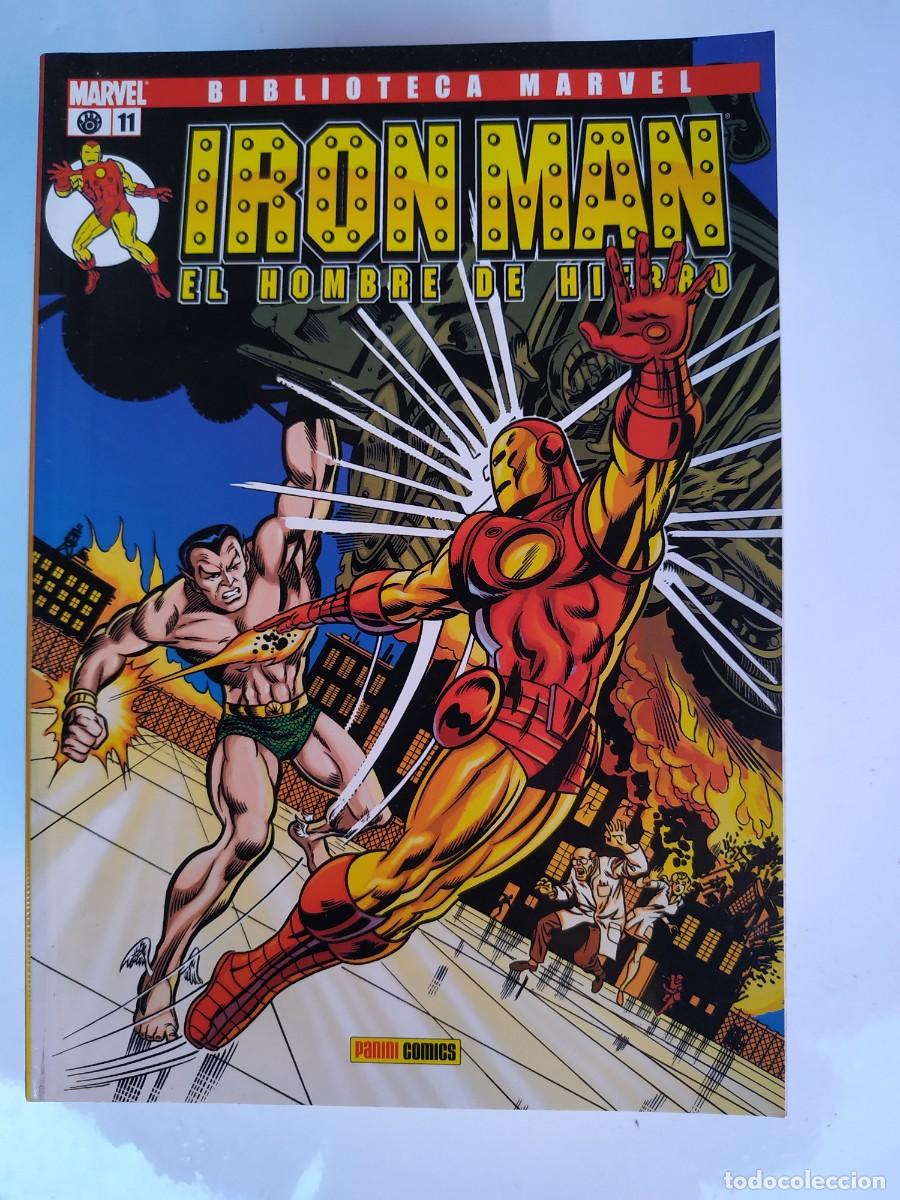 C&oacute;mics: COMIC BIBLIOTECA MARVEL IRON MAN NUMERO 11 - PANINI COMICS - Foto 1