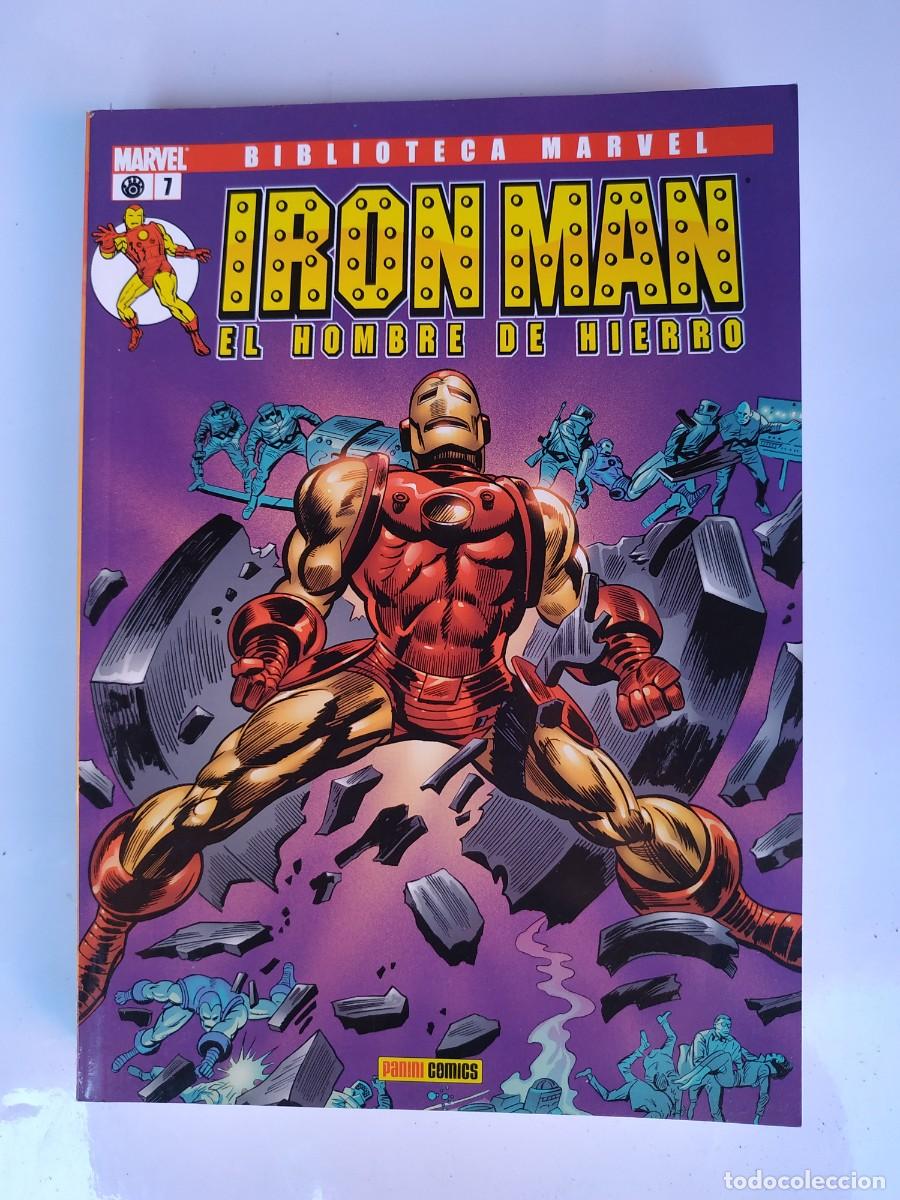 C&oacute;mics: COMIC BIBLIOTECA MARVEL IRON MAN NUMERO 7 - PANINI COMICS - Foto 1