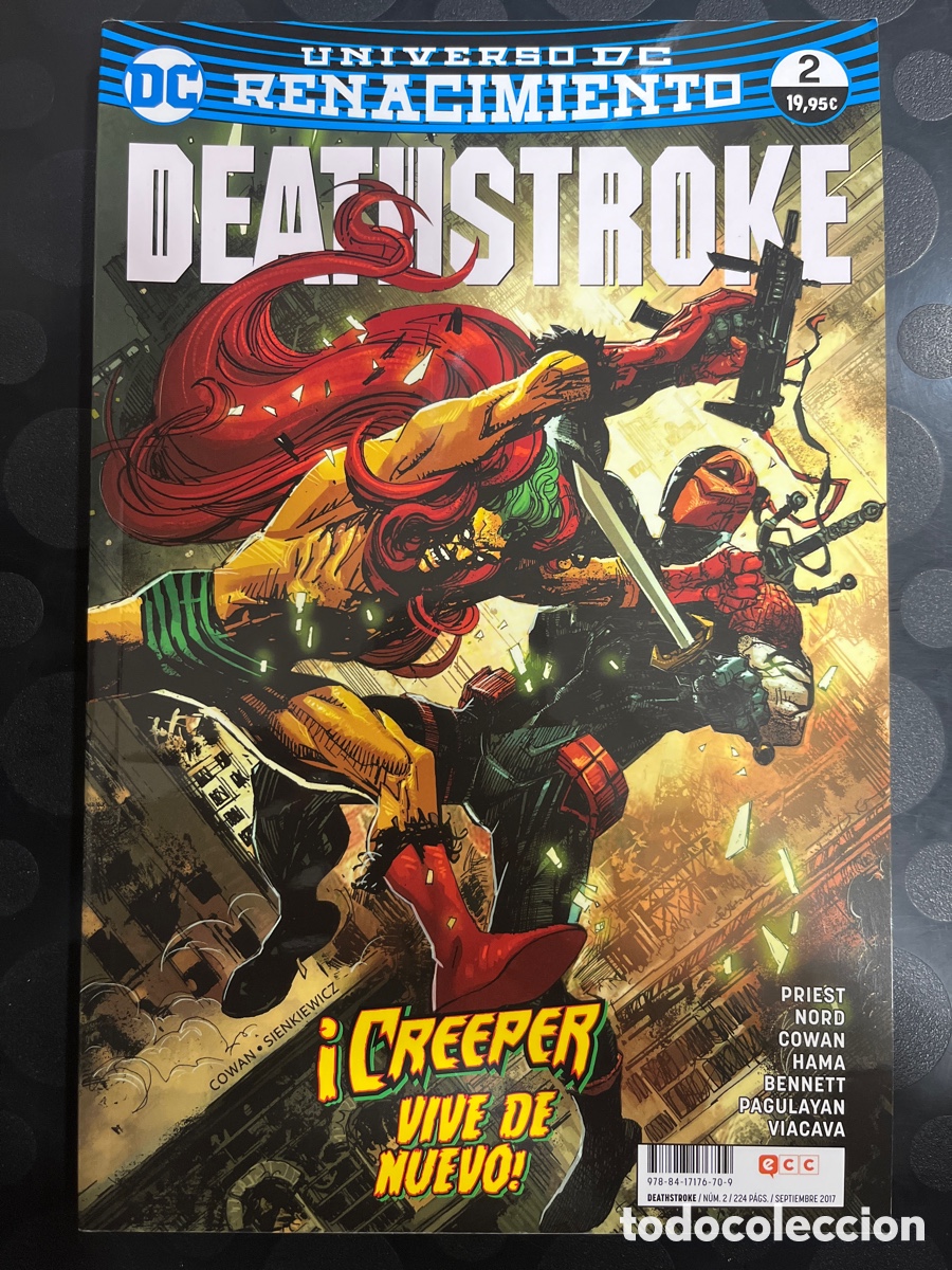 C&oacute;mics: DEATHSTROKE N.2 CREEPER VIVE DE NUEVO UNIVERSO RENACIMIENTO DC ECC ( 2017/2018 ) - Foto 1