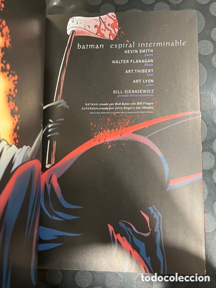 C&oacute;mics: BATMAN : ESPIRAL INTERMINABLE de KEVIN SMITH DC ECC ( 2016 ) - Foto 3