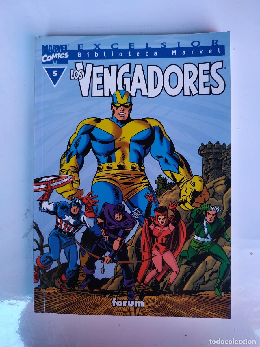 C&oacute;mics: COMIC BIBLIOTECA MARVEL LOS VENGADORES NUMERO 5 - COMICS FORUM - Foto 1