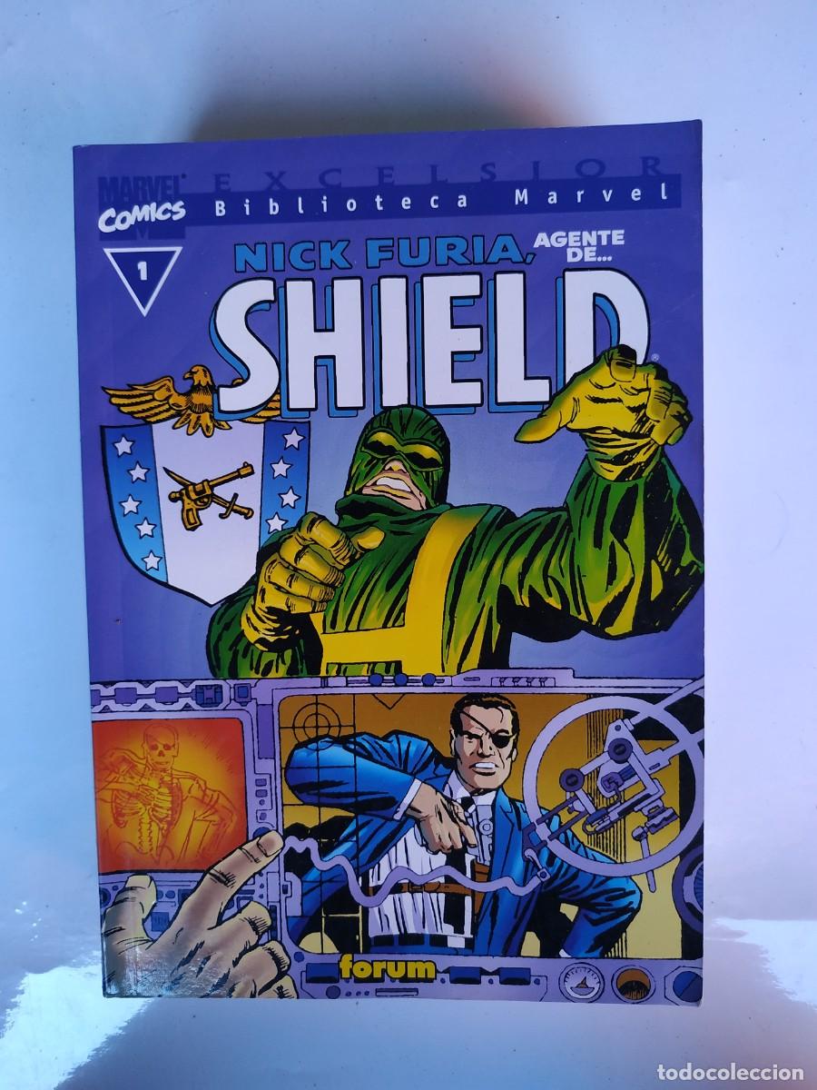 C&oacute;mics: COMIC BIBLIOTECA MARVEL NICK FURIA SHIELD NUMERO 1 - COMICS FORUM - Foto 1