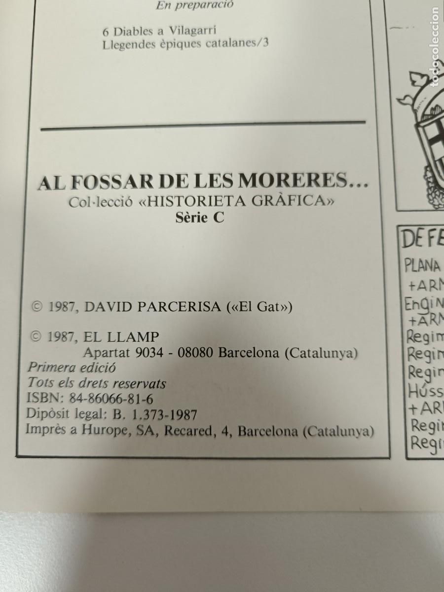 C&oacute;mics: AL FOSSAR DE LES MORERES... - EL LLAMP, 1987 - Foto 3