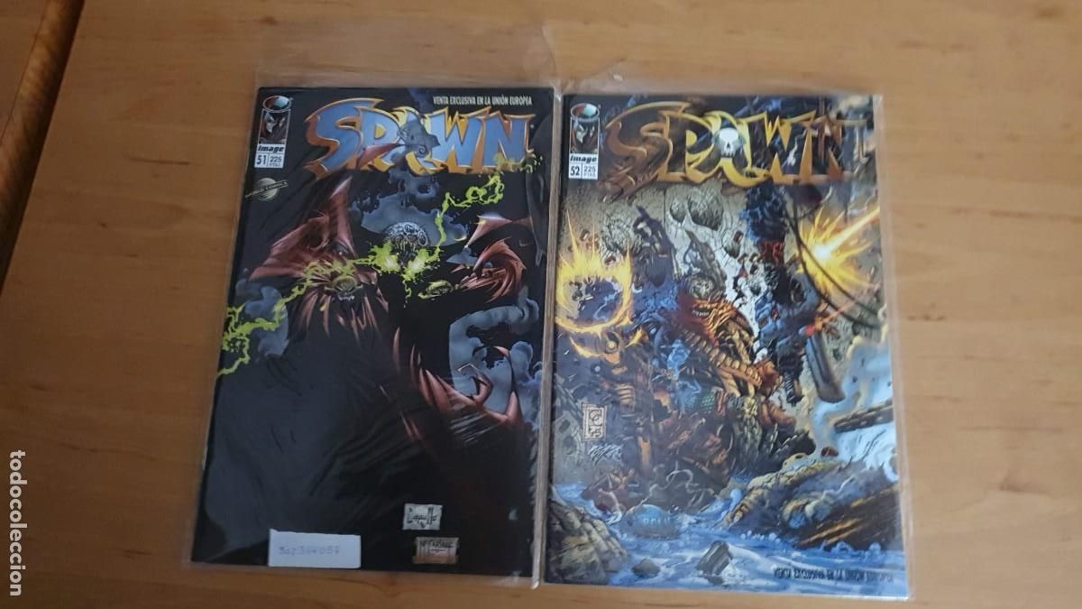 C&oacute;mics: Lote de seis n&ordm;s del Comic Spawn (51-56) - Foto 1