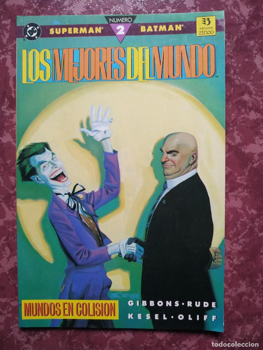 C&oacute;mics: COMIC DC SUPERMAN BATMAN LOS MEJORES DEL MUNDO LIBRO 2 - ED. ZINCO - Foto 1