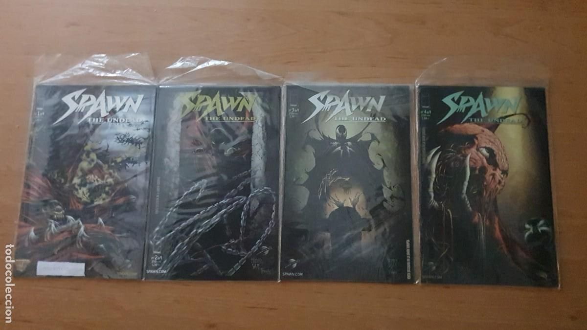 C&oacute;mics: Lote de 4 n&ordm;s de el Comic Spawn The Undead ( del 1 de 9 al 4 del 9 ) - Foto 1