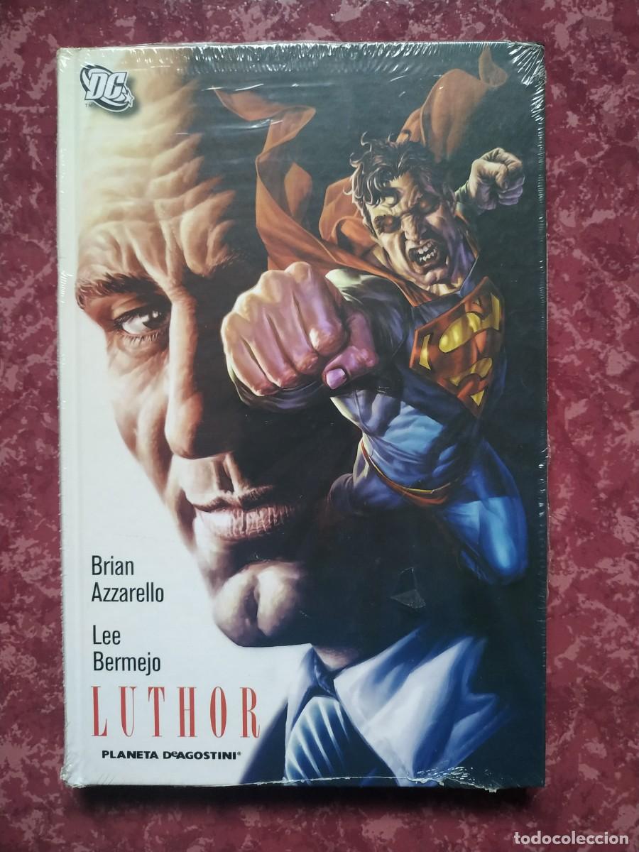 C&oacute;mics: COMIC BRIAN AZZARELLO, BERMEJO. LUTHOR. INTEGRAL. TAPA DURA PLANETA - IMPECABLE SIN ABRIR - Foto 1