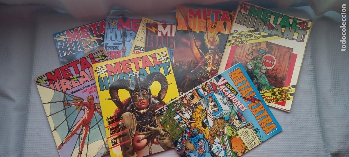 C&oacute;mics: 9 Ejemplares del c&ograve;mic Metal Hurlant - Foto 1