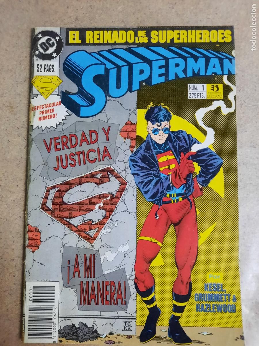 C&oacute;mics: SUPERMAN N&ordm; 1,2 y 4 - ED. ZINCO - Foto 2