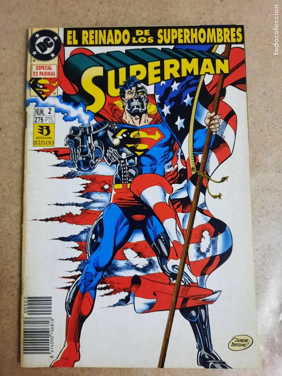 C&oacute;mics: SUPERMAN N&ordm; 1,2 y 4 - ED. ZINCO - Foto 3