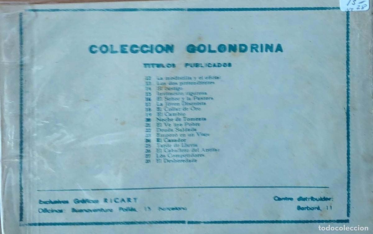 C&oacute;mics: COMIC COLECCI&Oacute;N ( GOLONDRINA ) de RICART 1957 1&ordf; EPOCA. - Foto 2