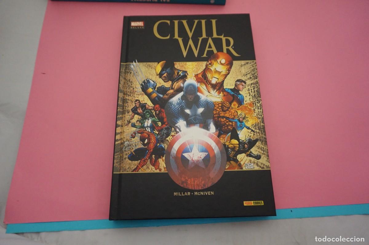 C&oacute;mics: 17B/ CIVIL WAR - MILLAR MCNIVEN / PANINI COMICS MARVEL DELUXE - Foto 1