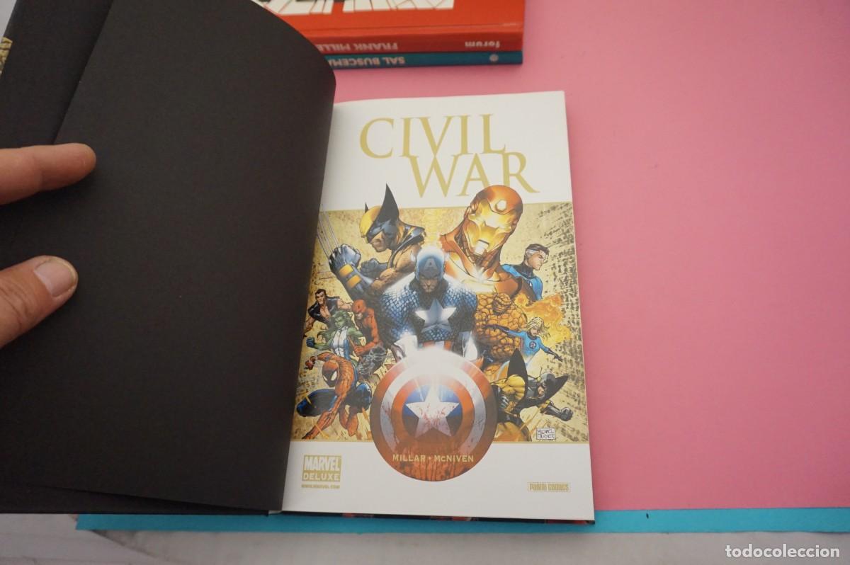 C&oacute;mics: 17B/ CIVIL WAR - MILLAR MCNIVEN / PANINI COMICS MARVEL DELUXE - Foto 2
