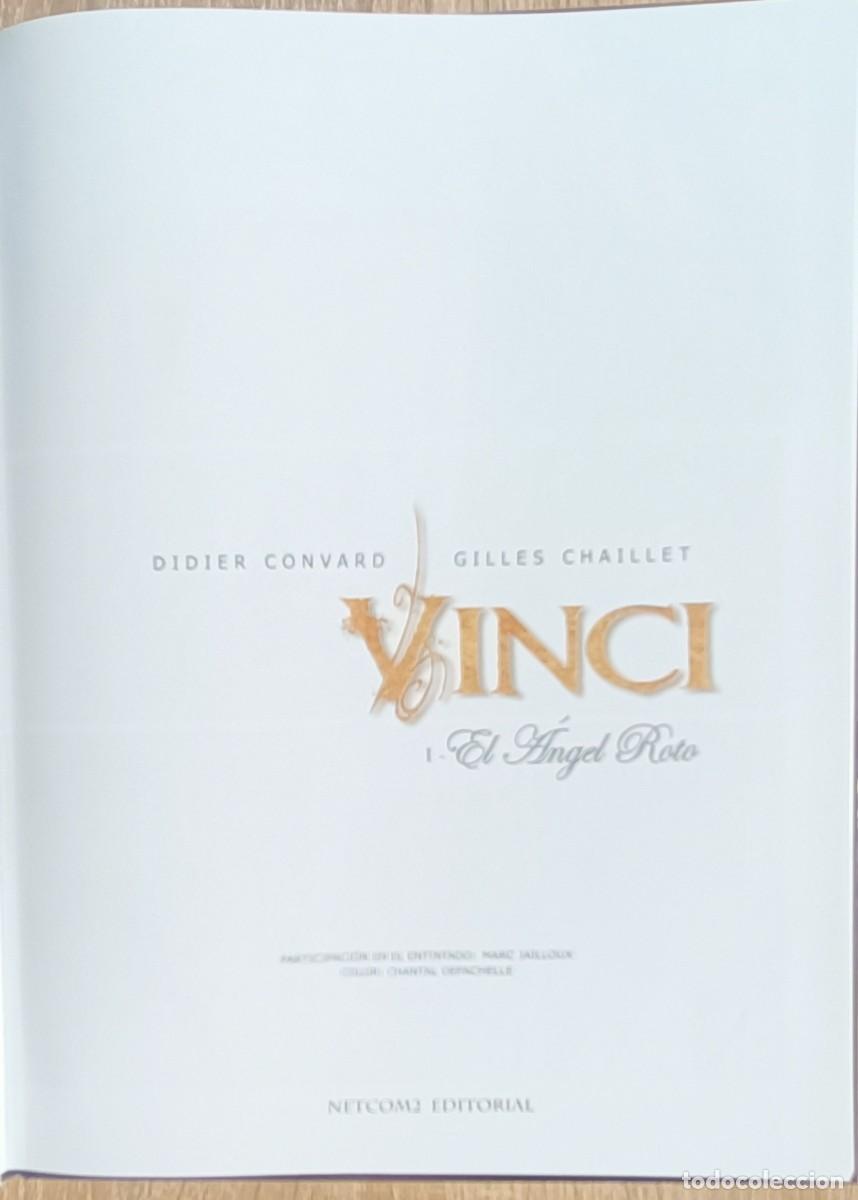 C&oacute;mics: VINCI de Convard y Chaillet. NetCom2. 2 tomos. - Foto 2