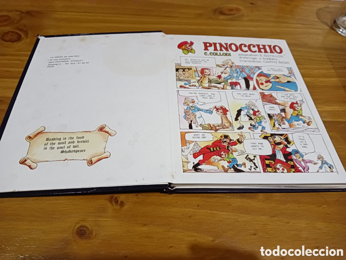 C&oacute;mics: Pinocchio. Lingual Books English - Foto 2