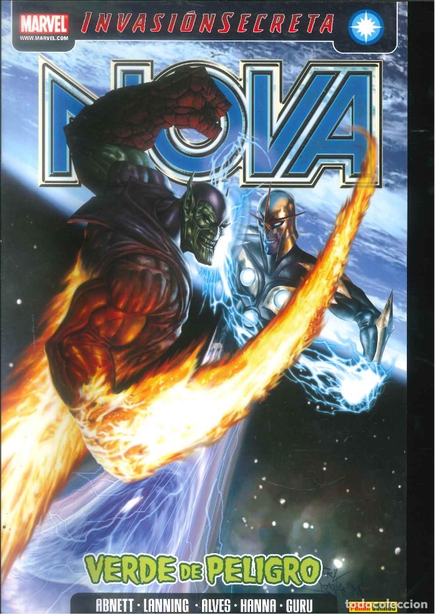C&oacute;mics: heroes marvel NOVA VERDE DE PELIGRO PANINI