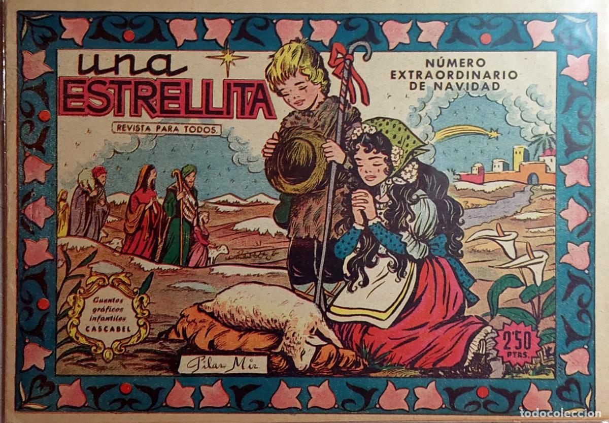 C&oacute;mics: ANTIGUO COMIC ( UNA ESTRELLITA ) de E.VALENCIANA 1954, CON RECORTABLE - Foto 1