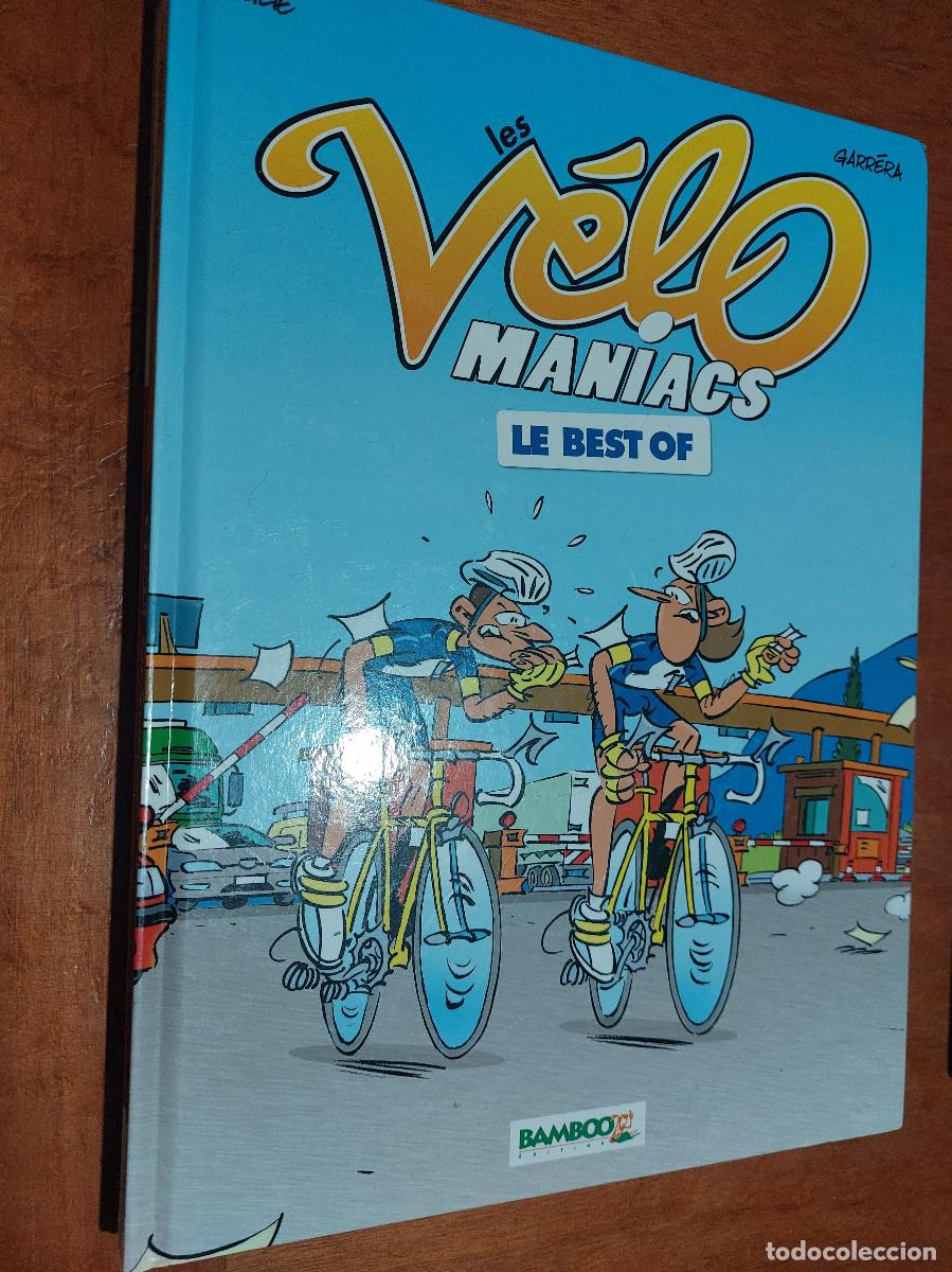 C&oacute;mics: LES VELO MANIACS. LE BEST OF. BAMBOO. JULI&Eacute;. GARRERA. TAPA DURA. BUEN ESTADO. EN FRANC&Eacute;S.
