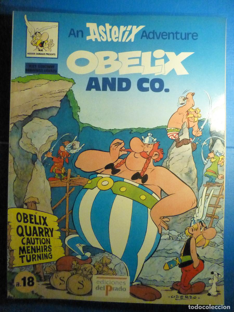 C&oacute;mics: Asterix and CO. - a.18 - R.Goscinny, A.Uderzo - Ediciones del Prado, Study Comics - En Ingl&eacute;s - Foto 1