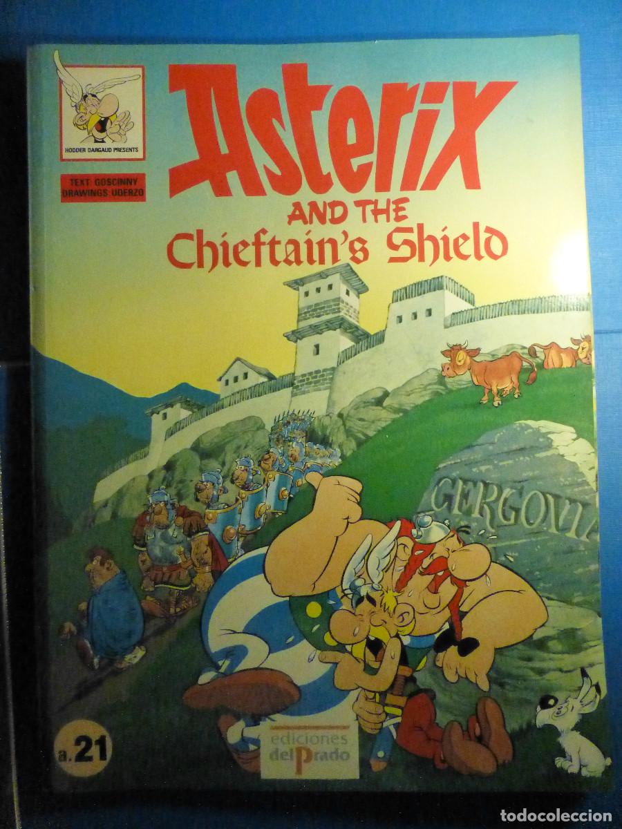 C&oacute;mics: Asterix and Chieftain&acute;s Shield - a.21 Goscinny, Uderzo - Ediciones del Prado, Study Comics - Ingl&eacute;s - Foto 1